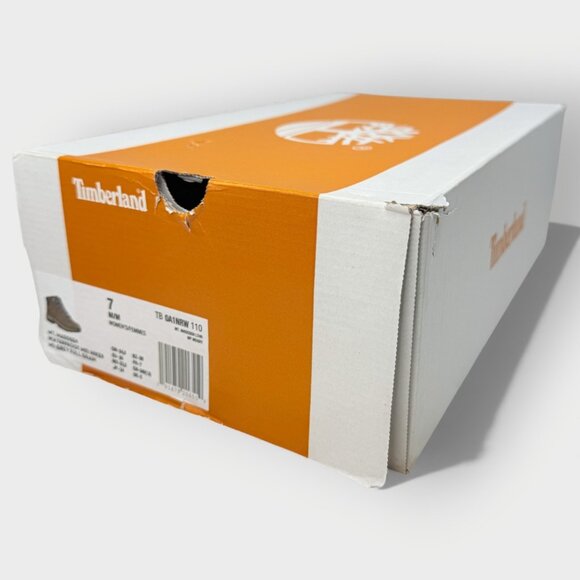 New Timberland Mt Maddsen Mid Waterproof Hiking Boots Womens Size 7 Grey Leather - Picture 9 of 14